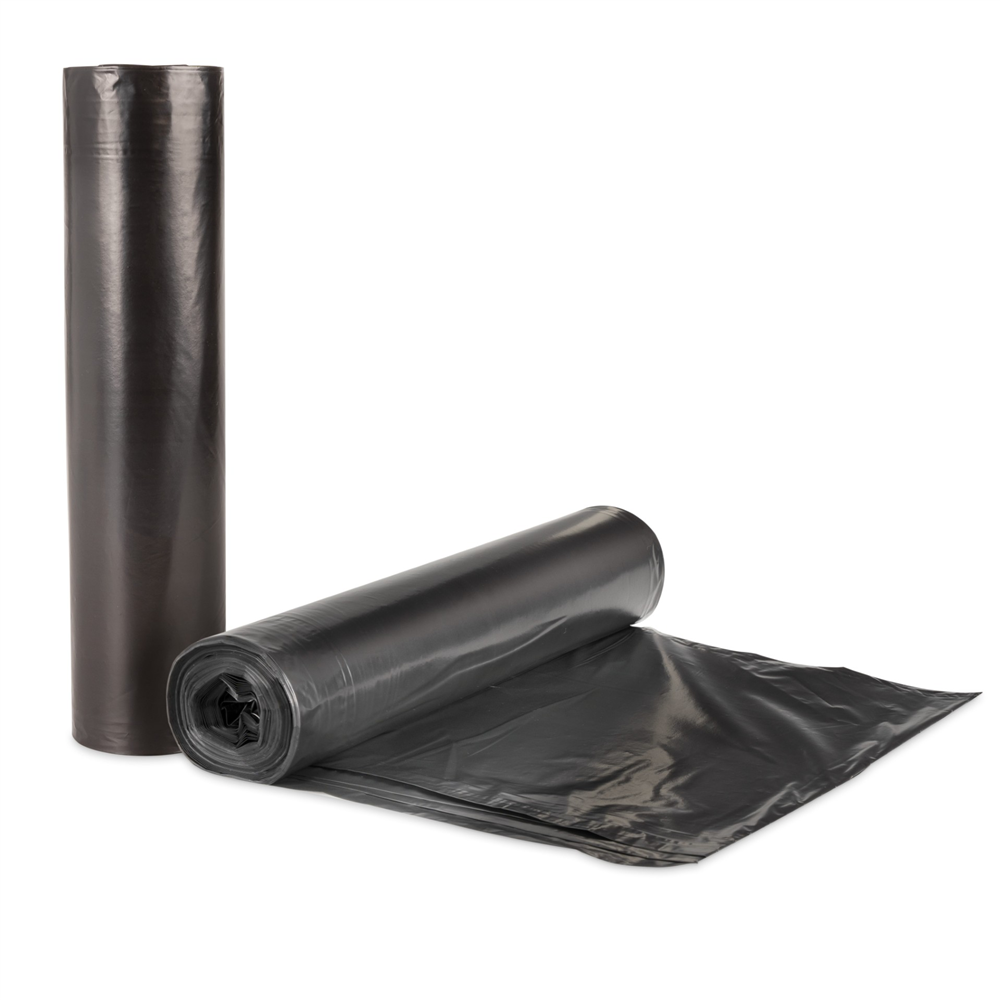 Berry® 0.65-Mil. Black Star Seal Can Liner (40 in. x 46 in., 25 Liners/Roll, 8 Rolls/Case)